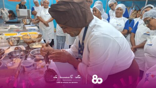 Senac Sergipe encerra curso de Ovos de Páscoa na Orla de Aracaju 