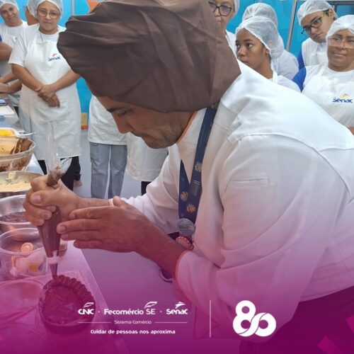 Senac Sergipe encerra curso de Ovos de Páscoa na Orla de Aracaju 