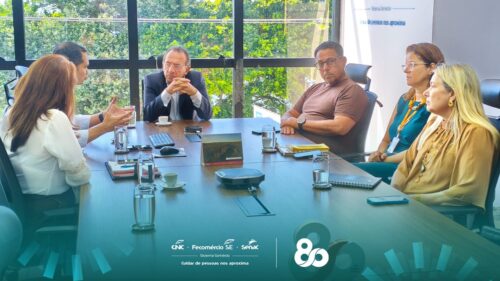 Diretor do Senac SE recebe visita institucional de representantes do Ecossistema Local de Inovação