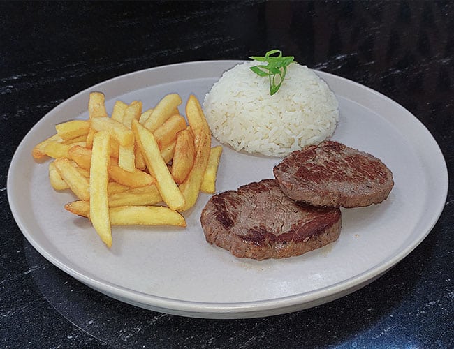 Escalope com Fritas
