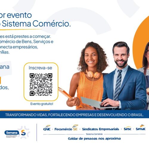 Senac Sergipe ofertará 23 atividades na Semana S do Comércio  