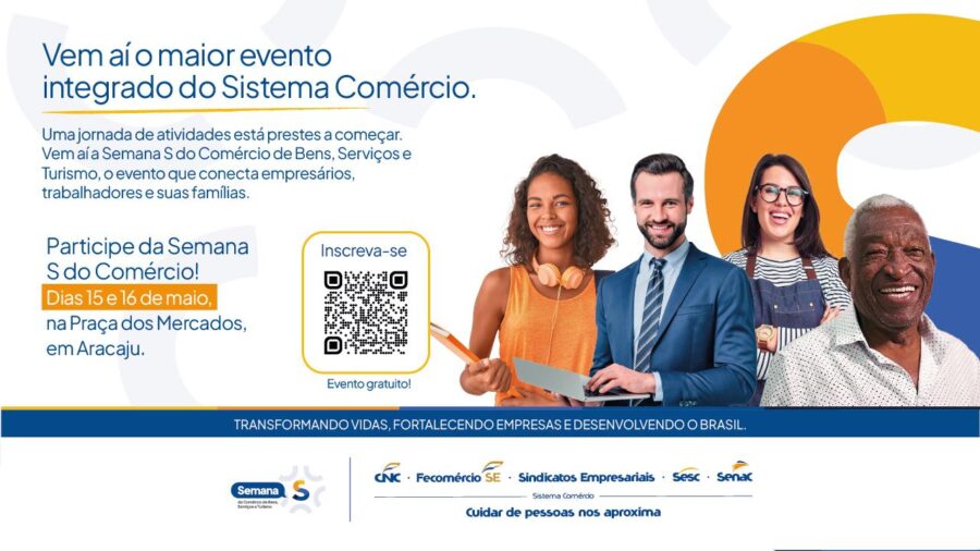 Senac Sergipe ofertará 23 atividades na Semana S do Comércio  