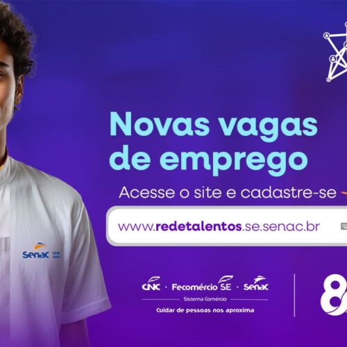 Rede de Talentos: empresas disponibilizam 65 vagas no portal de empregos do Senac Sergipe 