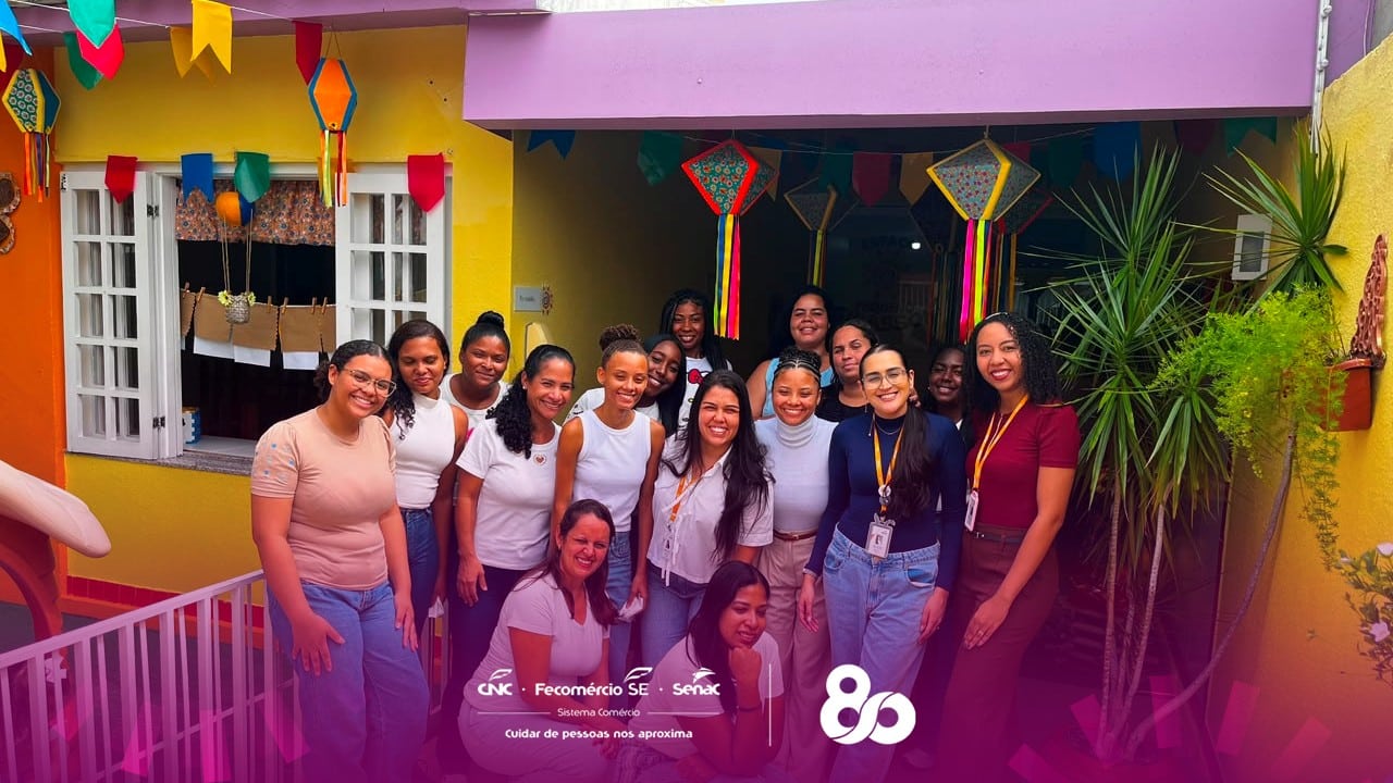 Alunos do curso de Cuidador Infantil do Senac Sergipe realizam visita técnica em berçário e pré-escola