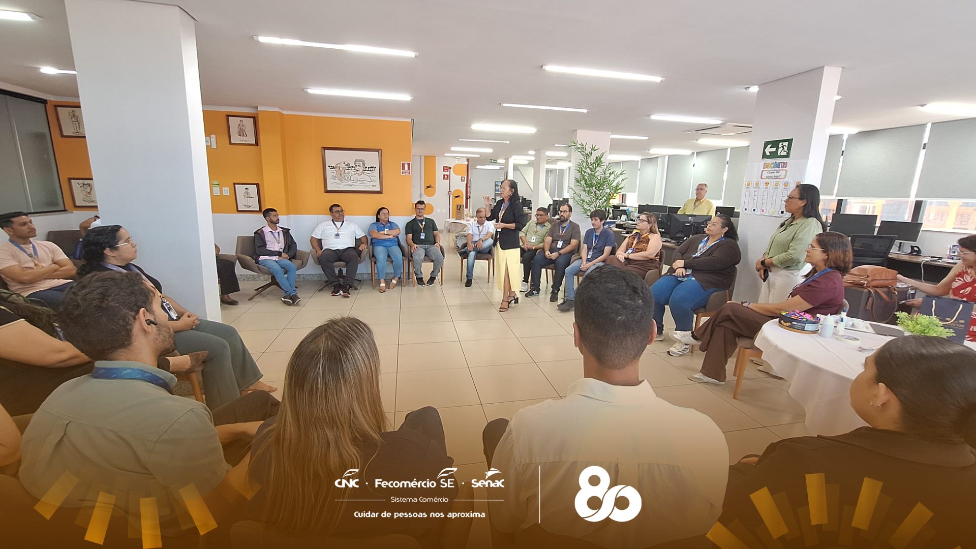 Senac Sergipe encerra programação do Setembro Amarelo com foco na saúde mental de colaboradores administrativos 